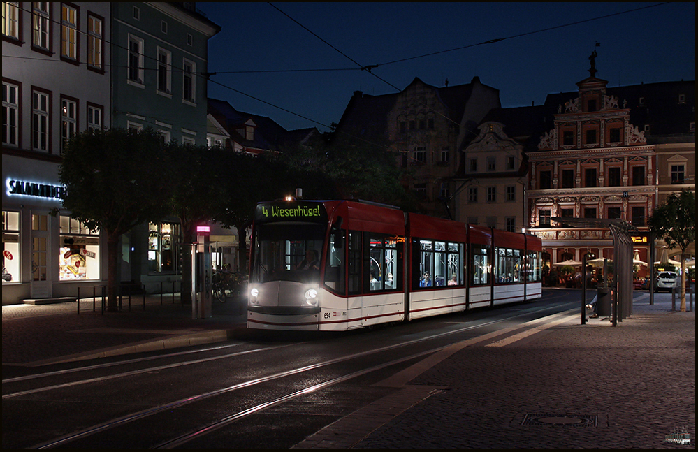 Sommernacht in Erfurt