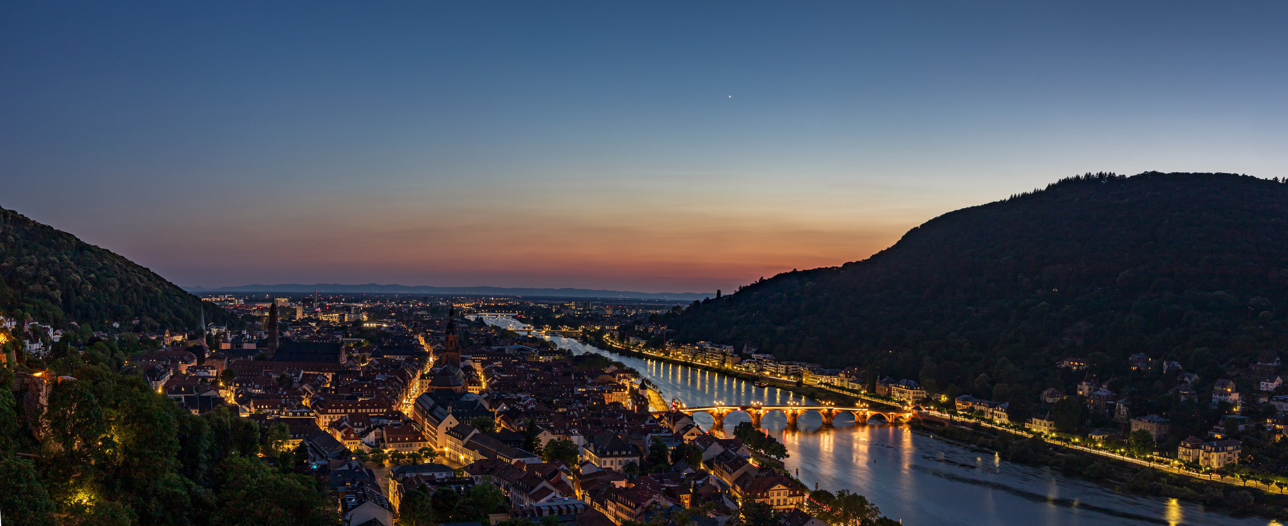 Sommernacht in Heidelberg