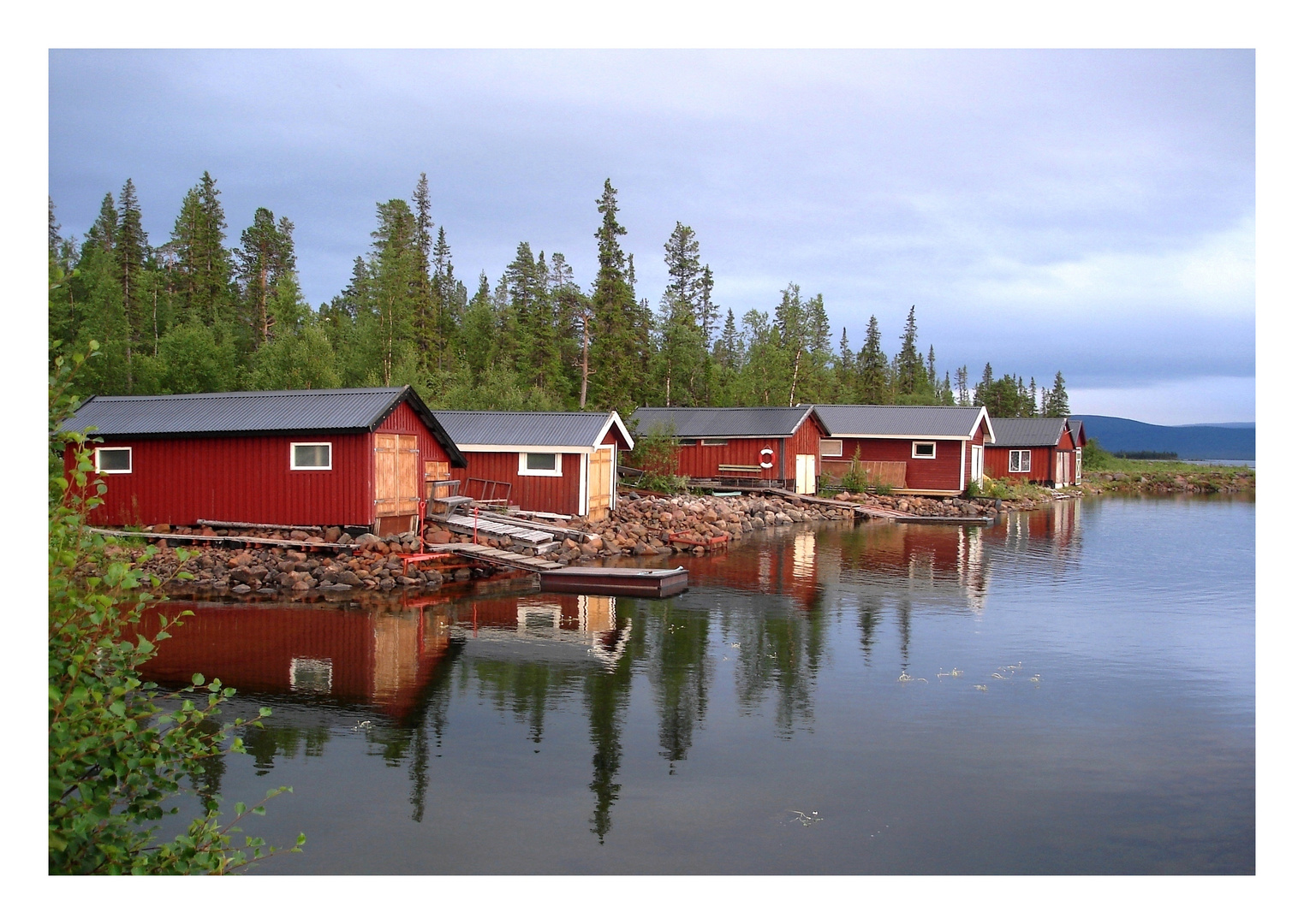 Sommernacht in Lappland