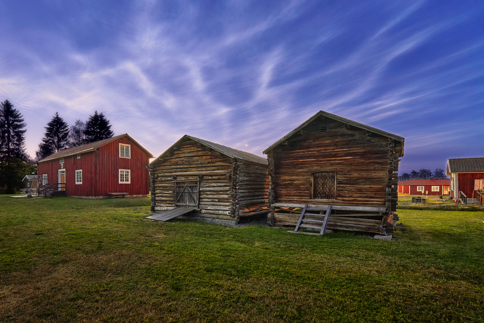 Sommernacht in Lappland