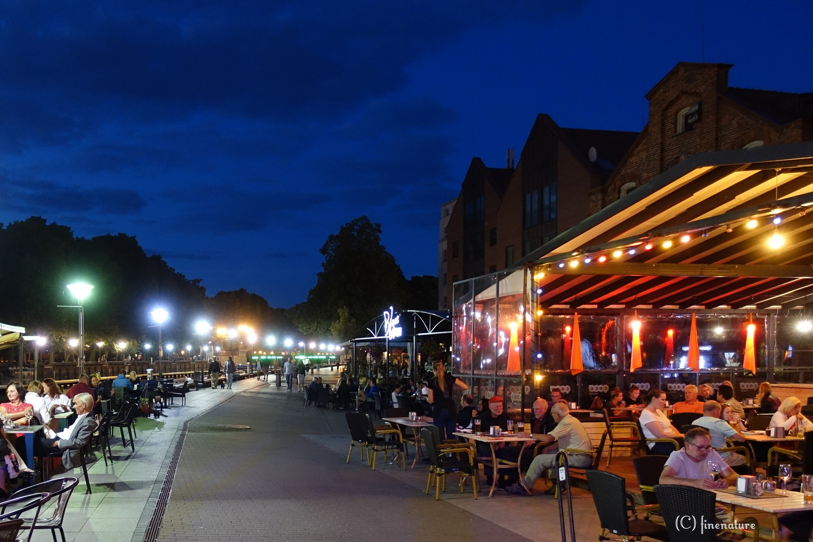 Sommernacht in Litauen