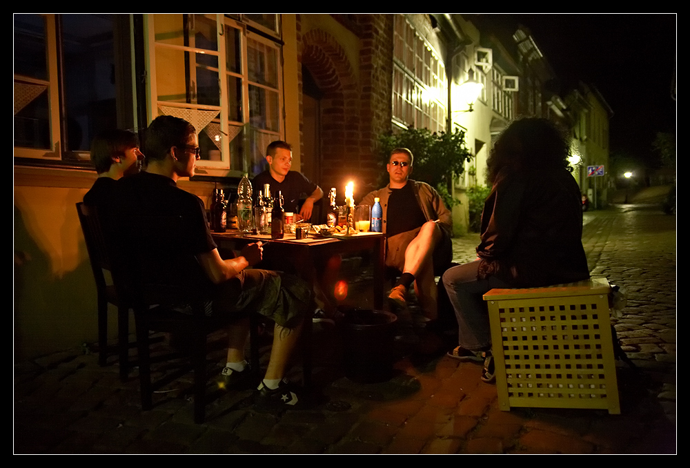 Sommernacht in Lüneburgs Altstadt /II.