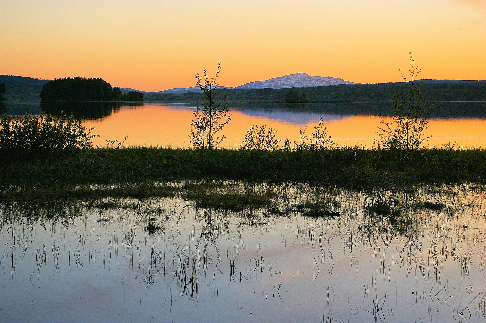 Sommernachtstimmung am Ockesjön