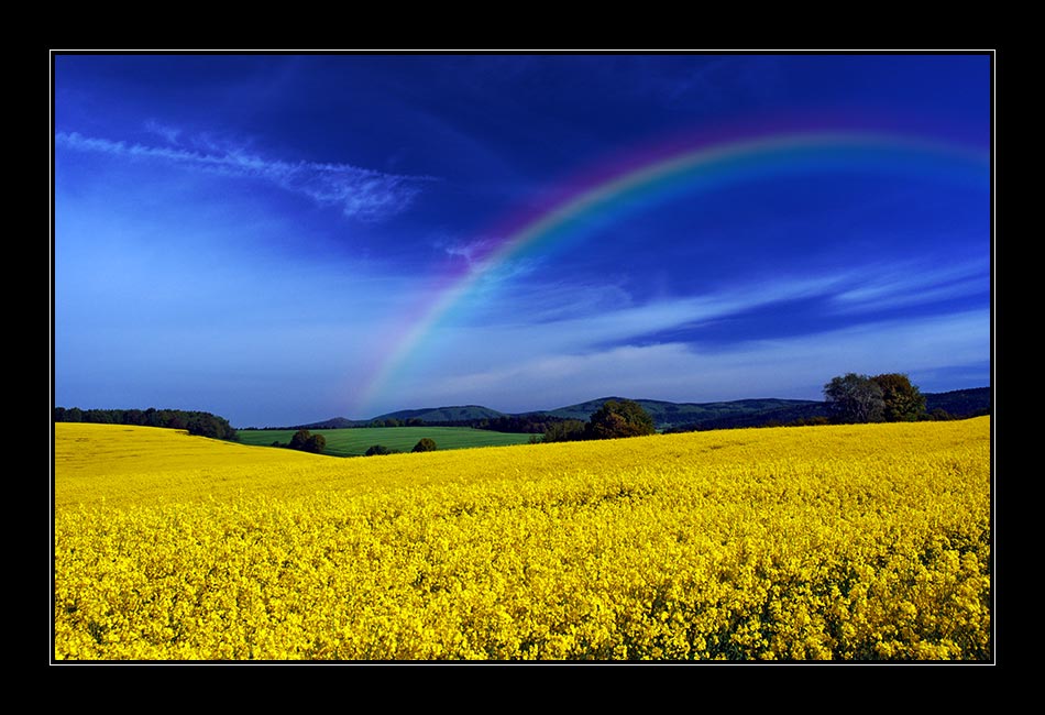 Sommernachtstraum [mit Regenbogen] von Ronny B.