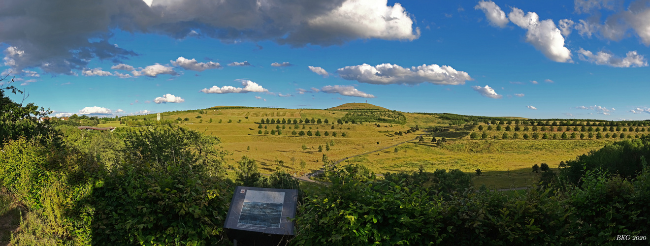 Sommerpanorama Neue Landschaft Ronneburg 