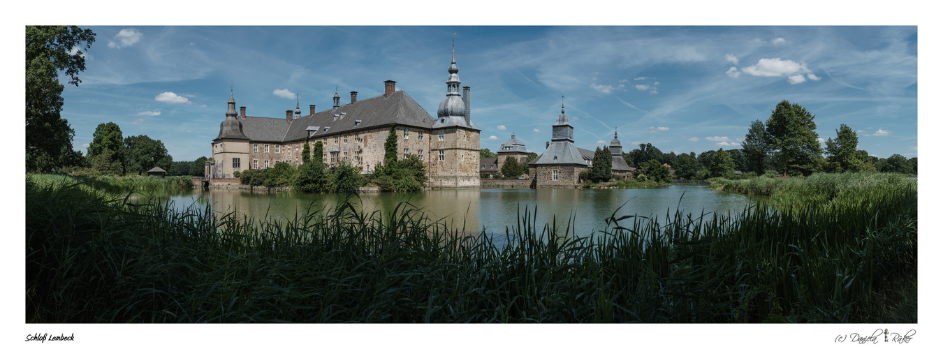 Sommerpanorama Schloß Lembeck