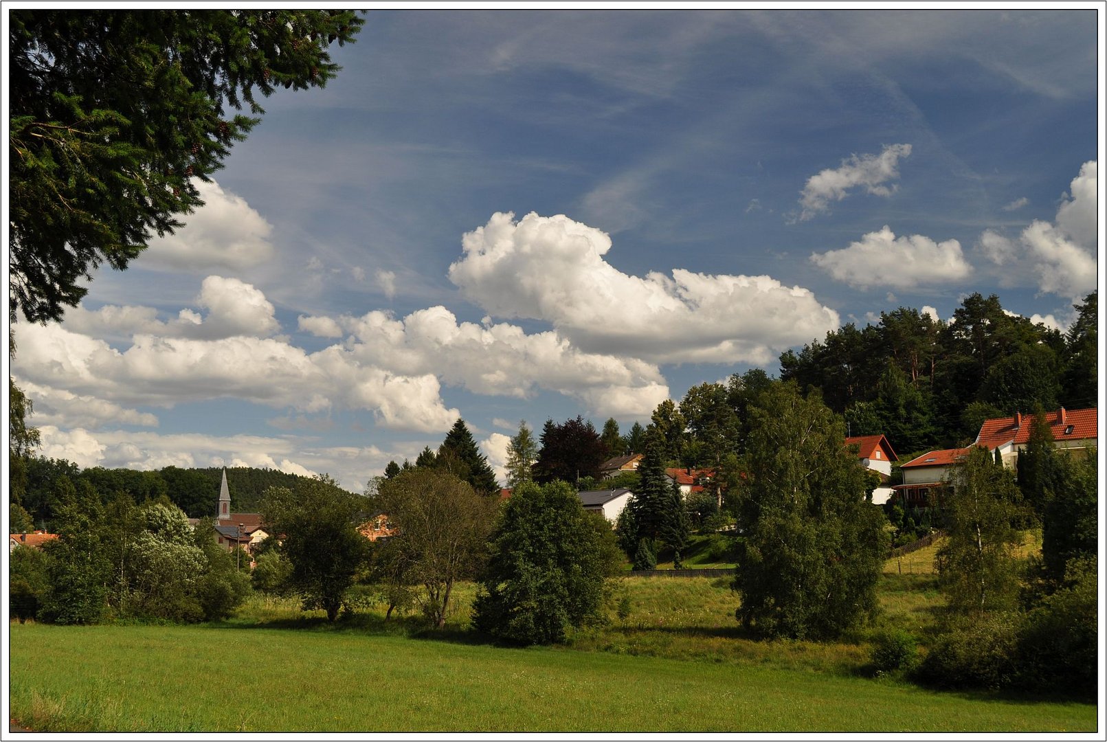 Sommerpostkarte aus Hertlingshausen....