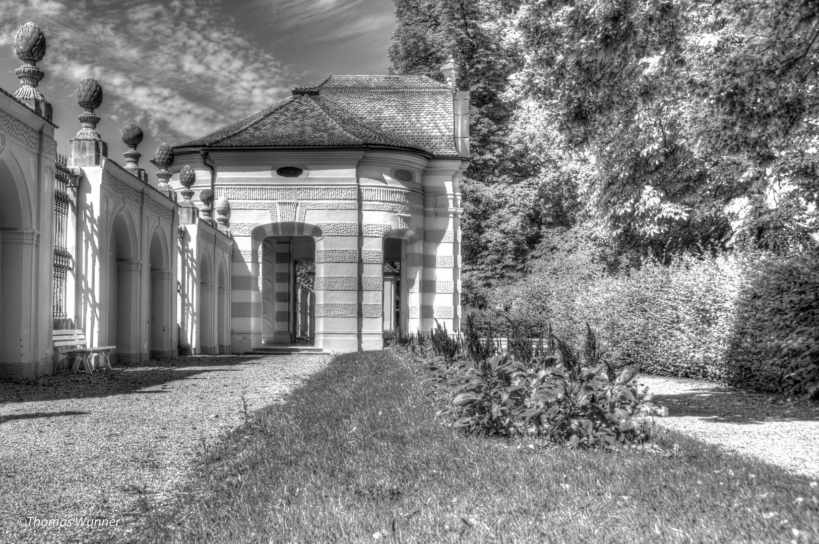 Sommerresidenz der Katholischen Universität Eichstätt-Ingolstadt HDR in SW