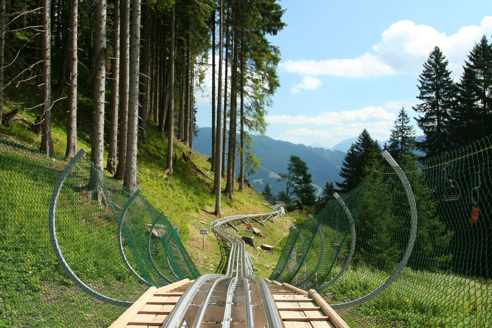 Sommerrodelbahn in Oberammergau