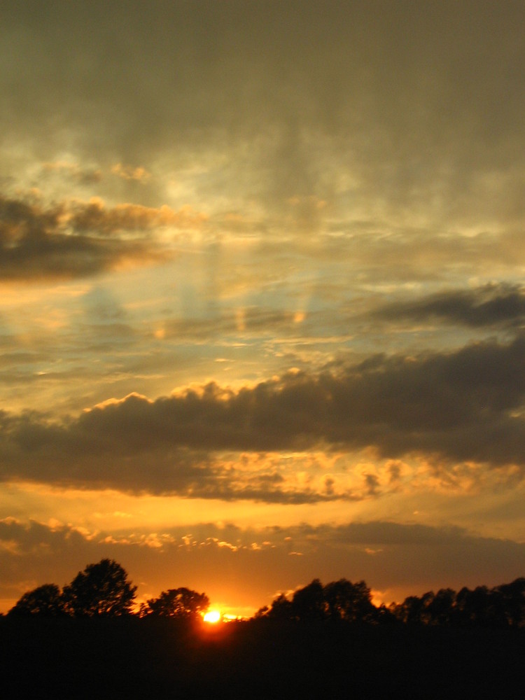 Sommersonnenuntergang