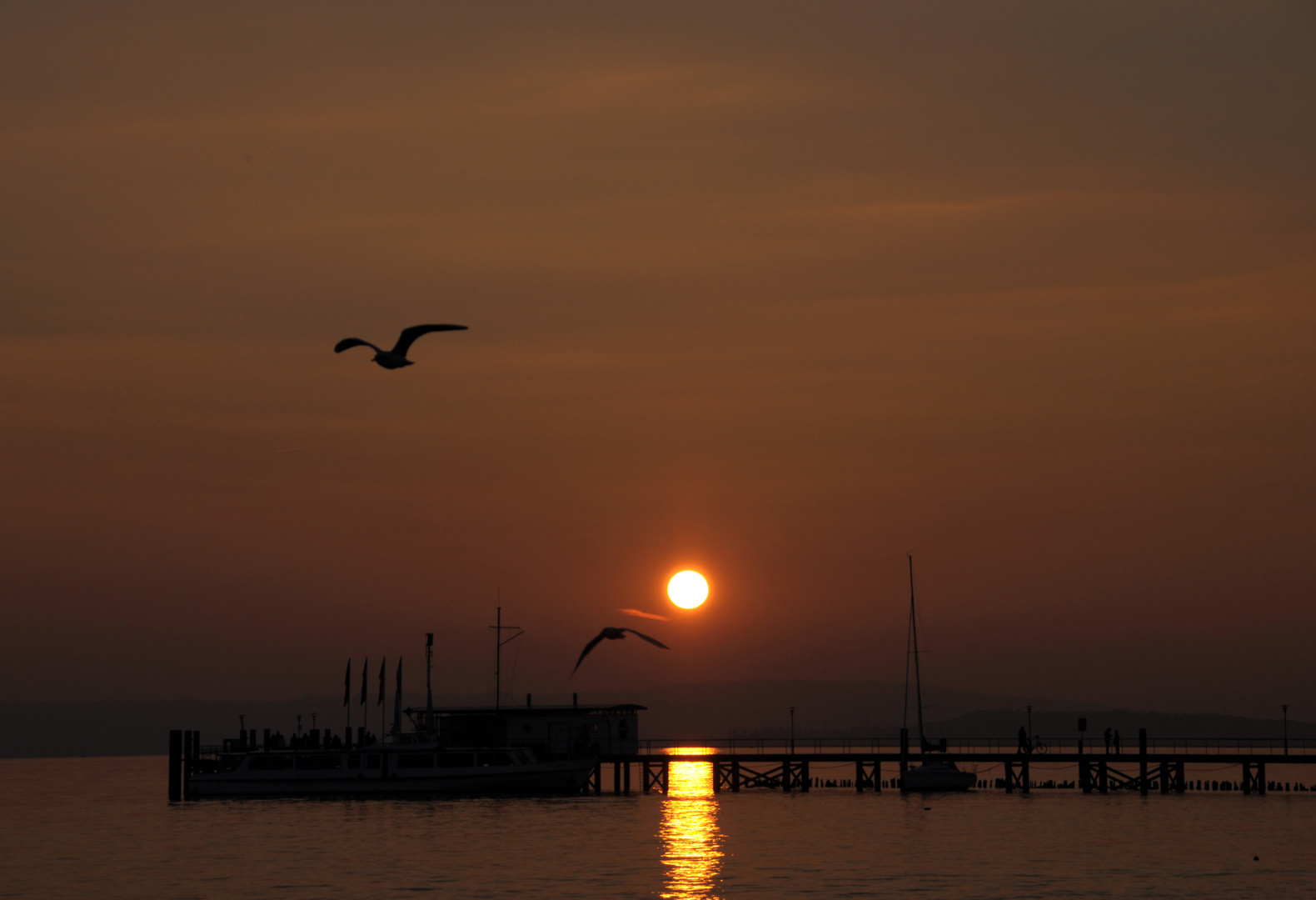 Sommersonnenuntergang