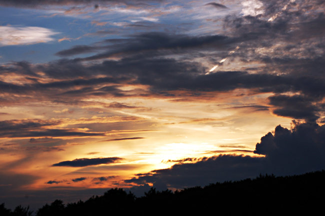 Sommersonnenuntergang