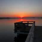 Sommersonnenuntergang am Teterower See