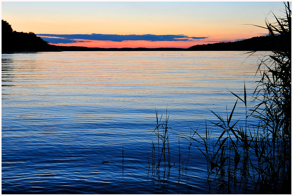 Sommersonnenwende am Plauer See (Mecklenburg)