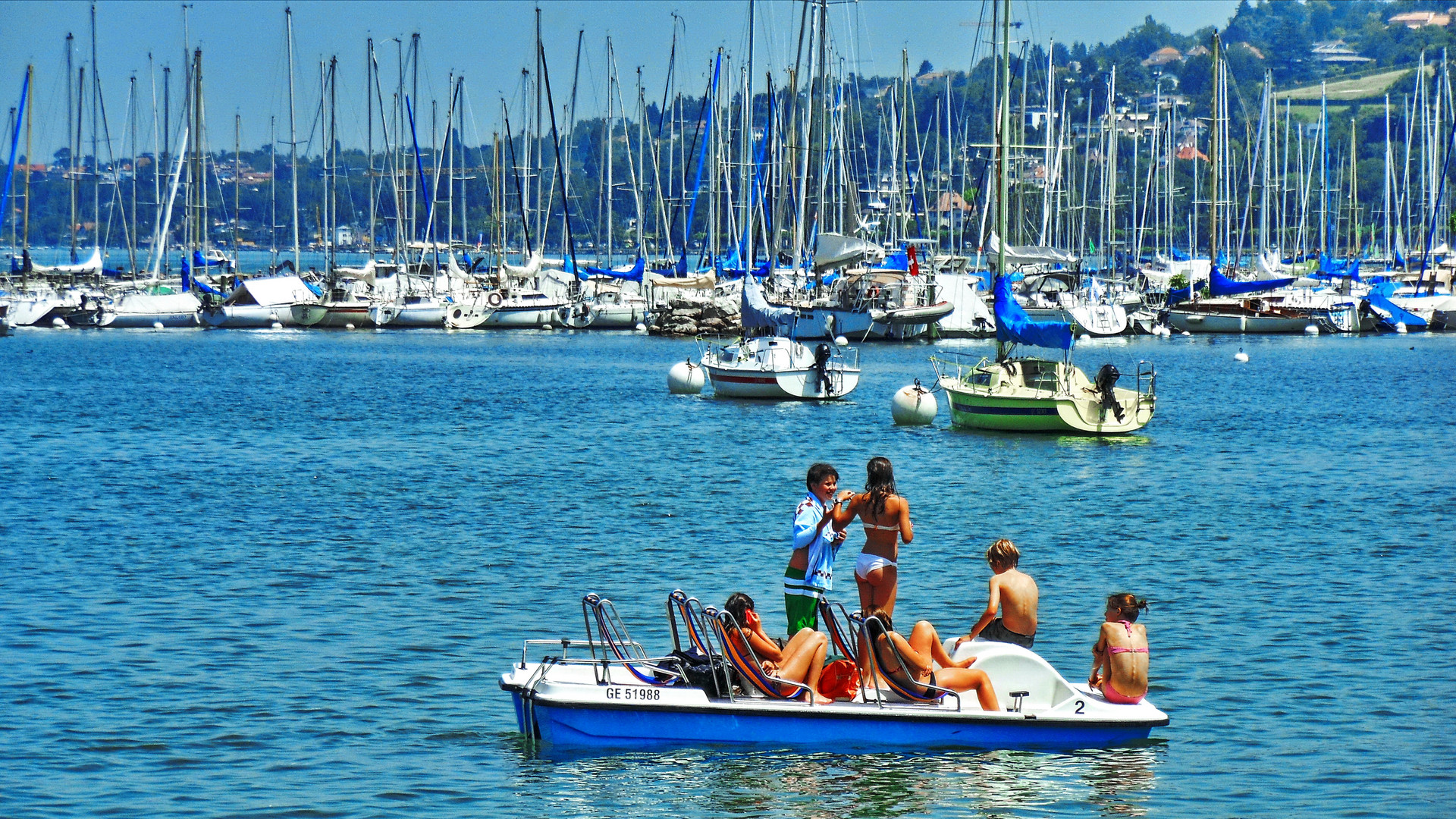 Sommerspaß am Genfer See