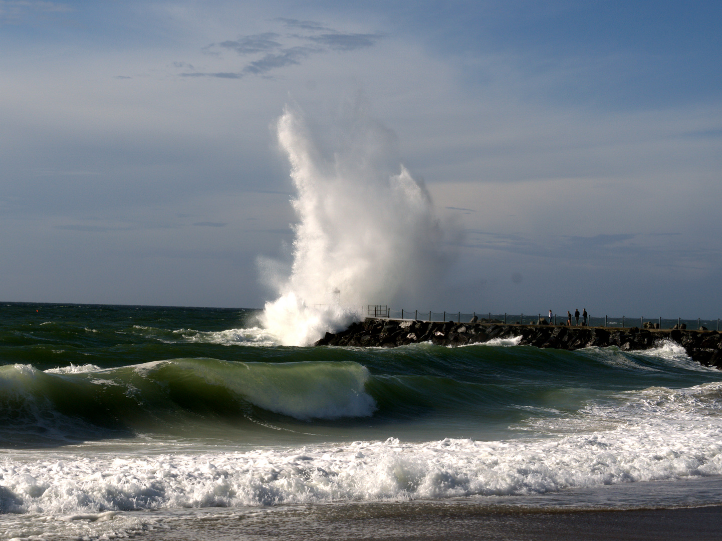 Sommersturm an der Nordsee