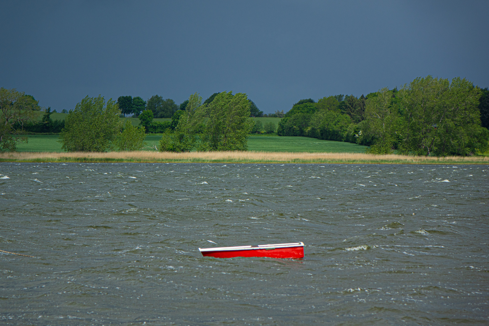 sommersturm auf der Schlei