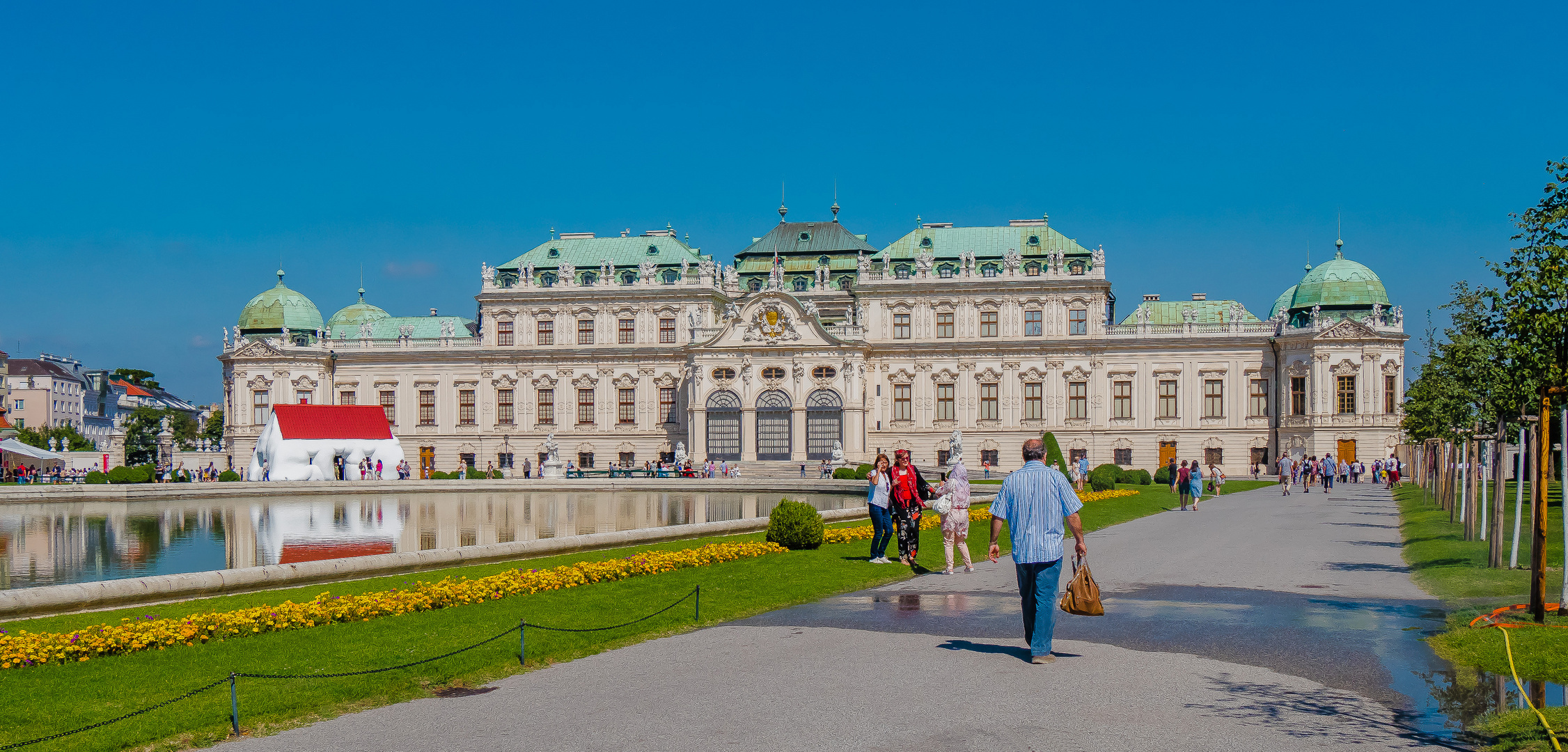 Sommertag am Belvedere