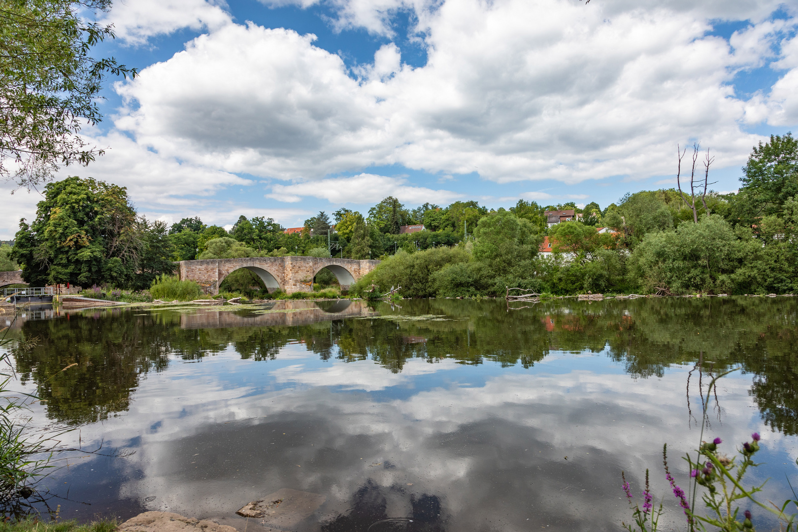 Sommertag an der Fulda