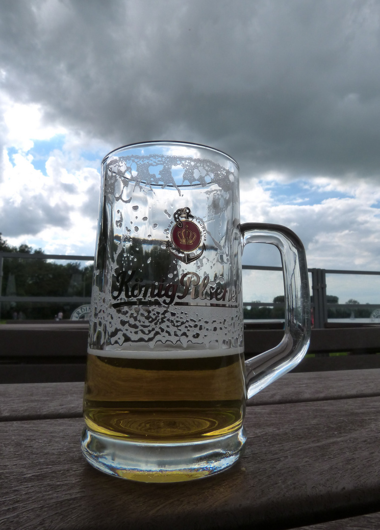 Sommertag im Biergarten .......