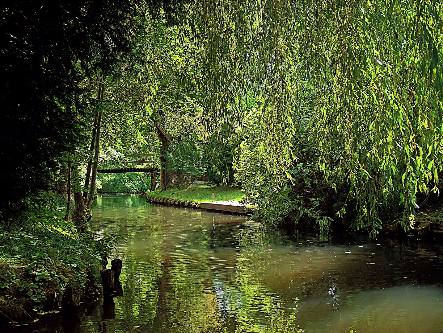 Sommertag im Spreewald  (Burg)