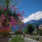 Sommerurlaub 2022 in Meran - Blick auf das Kurhaus von der Postbrücke