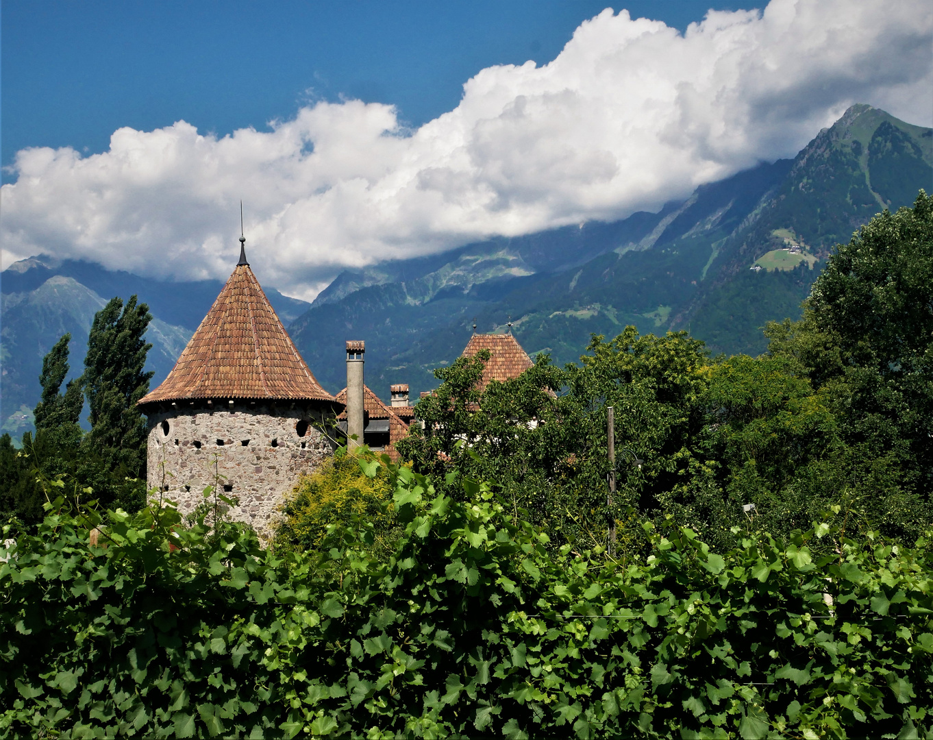 Sommerurlaub 2022 in Südtirol - Startpunkt des Maiser Waalweges 