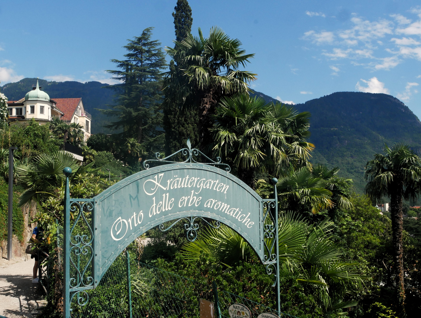 Sommerurlaub 2023 in Südtirol - Der Kräutergarten am Tappeiner Weg