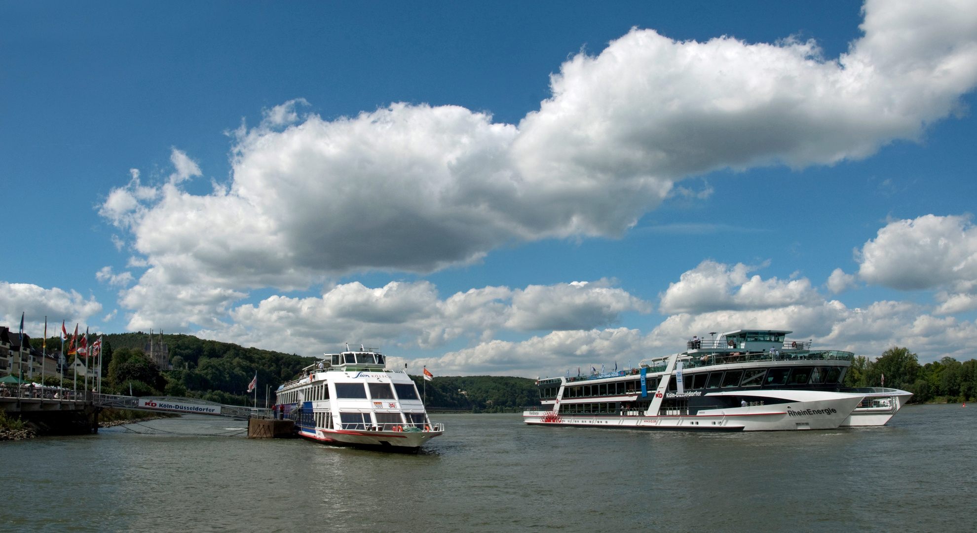 Sommerurlaub am Rhein Foto & Bild schiffe und seewege, motorschiffe