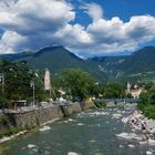 Sommerurlaub in Südtirol 2022 - Blick auf Meran mit Ifinger