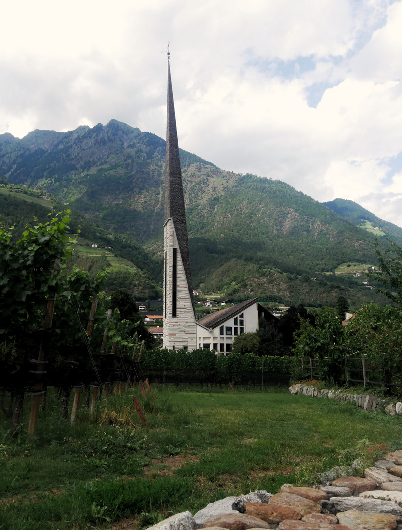 Sommerurlaub in Südtirol 2023 - Die Algunder Pfarrkirche