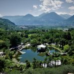 Sommerurlaub in Südtirol - "Sissis" Ausblick 2022 von Schloss Trauttmansdorff