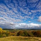 Sommerwolken über  Franken