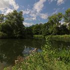 Sommerwolken überm Teich