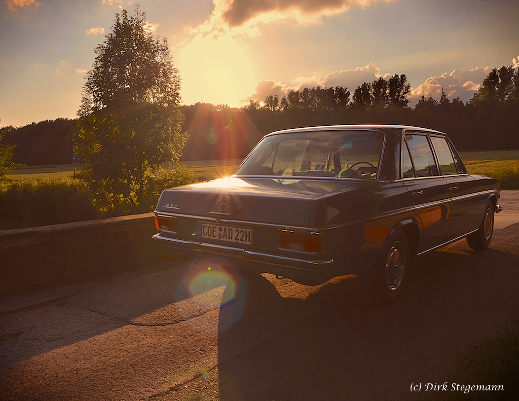 Sommerzeit mit dem MB W114