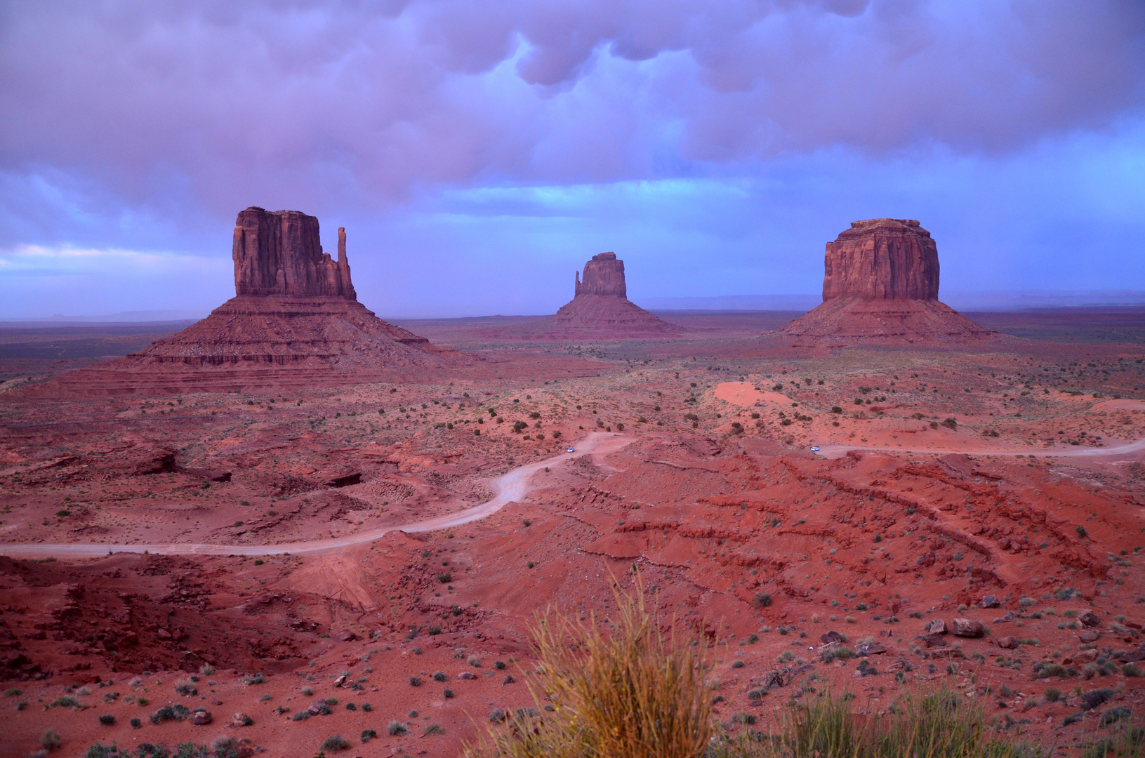 Somnnenuntergang im Monument Valley