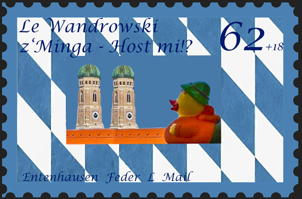 Sonderbriefmarke - Le Wandrowski z'Minga