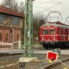 Sonderfahrt auf der Elsenztalbahn mit ET 465 am Stw Ost in Meckesheim 13.12.2009