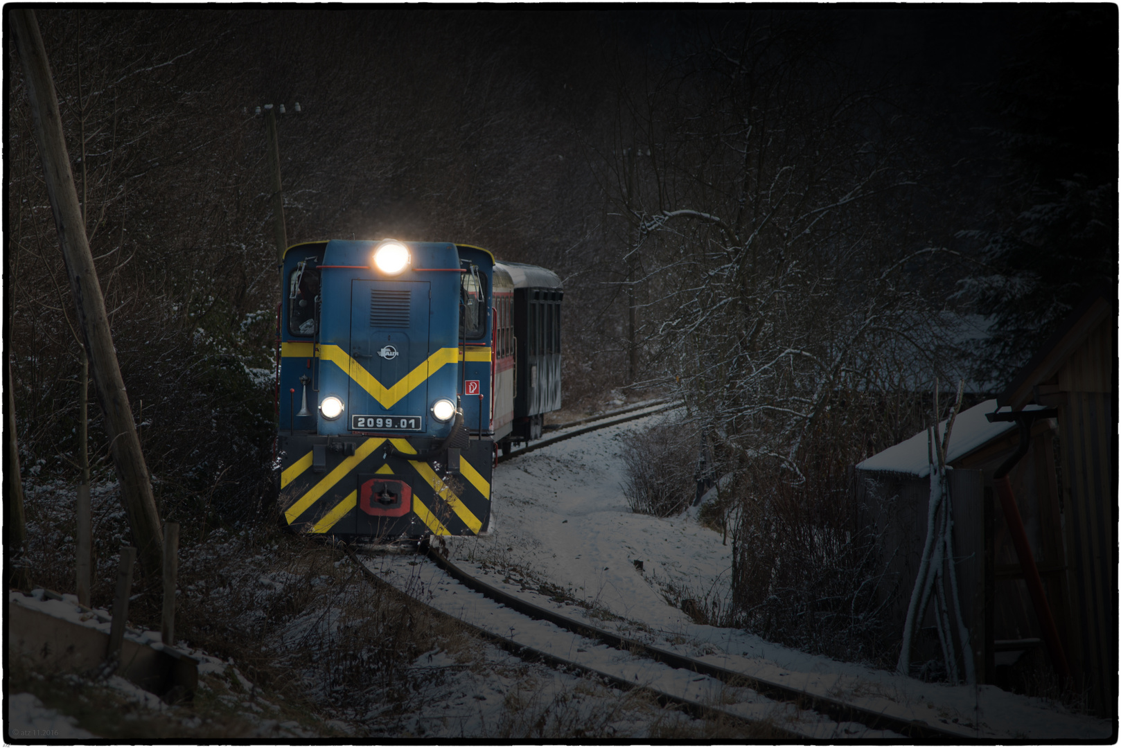 Sonderfahrt auf der Nostalgiebahnstrecke