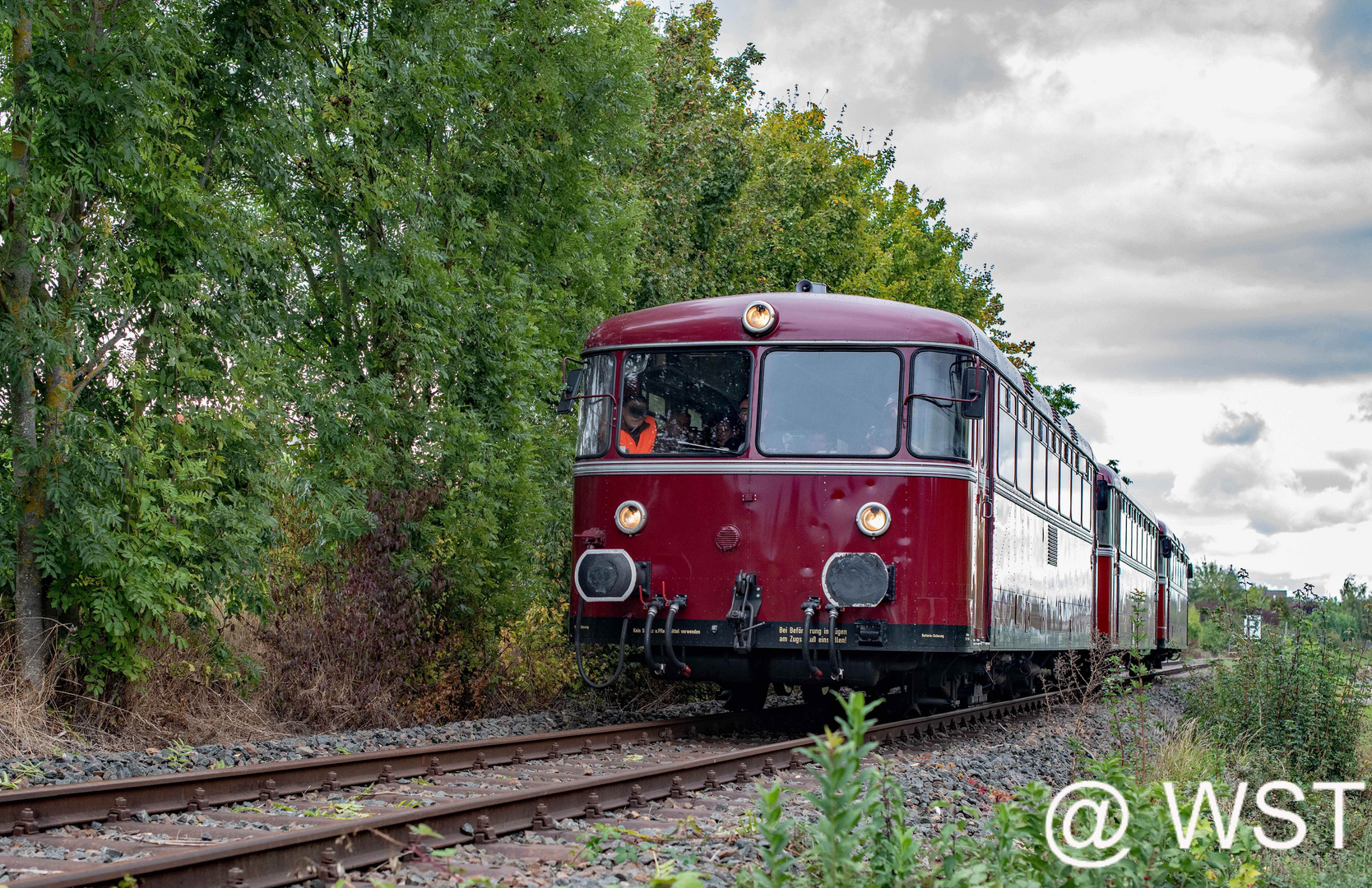 Sonderfahrt Bingen-Stromberg Schienenbus VT98