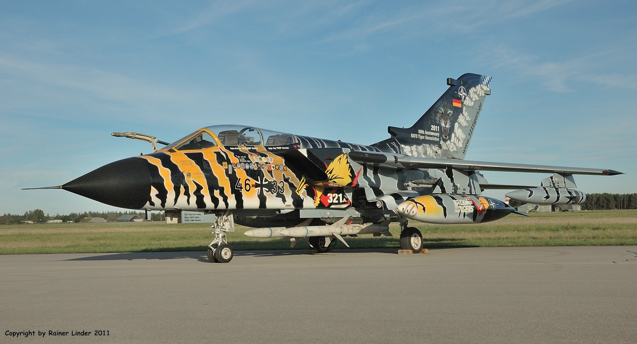 Sonderlackierung des "Tiger Tornados 2011" vom JaboG 32 in Lechfeld