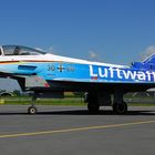 Sonderlackierung eines Eurofighter vom Taktischen Luftwaffengeschwader 74 in Neuburg