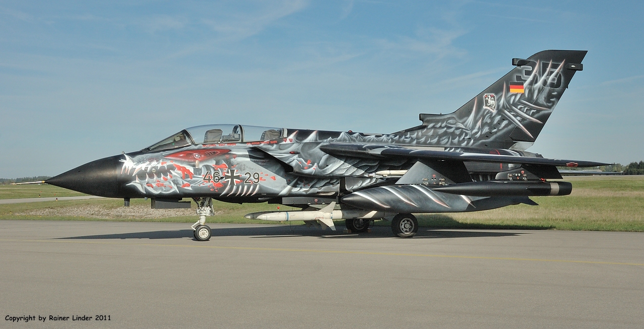 Sonderlackierung eines "Monster Tornados" vom JaboG 32 in Lechfeld