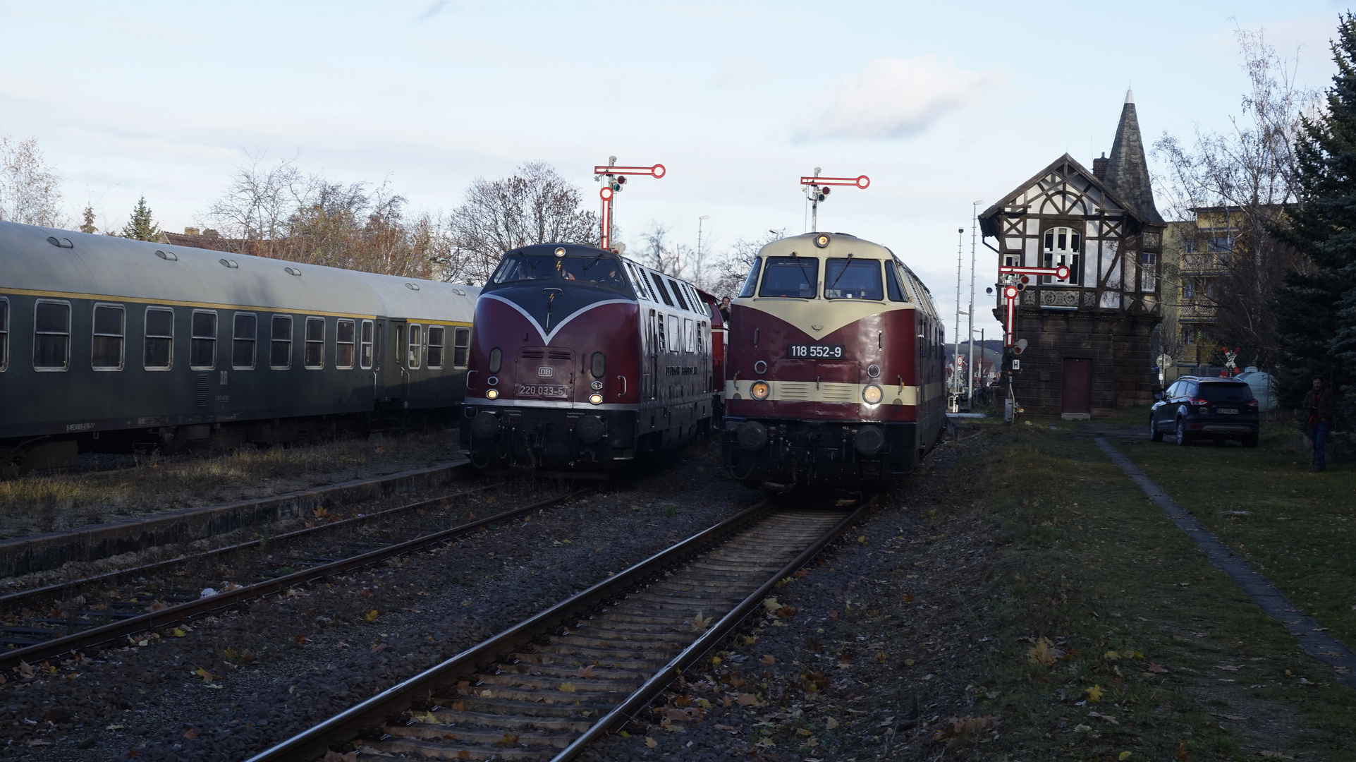 Sonderzüge zum Advent in den Höfen in Quedlinburg