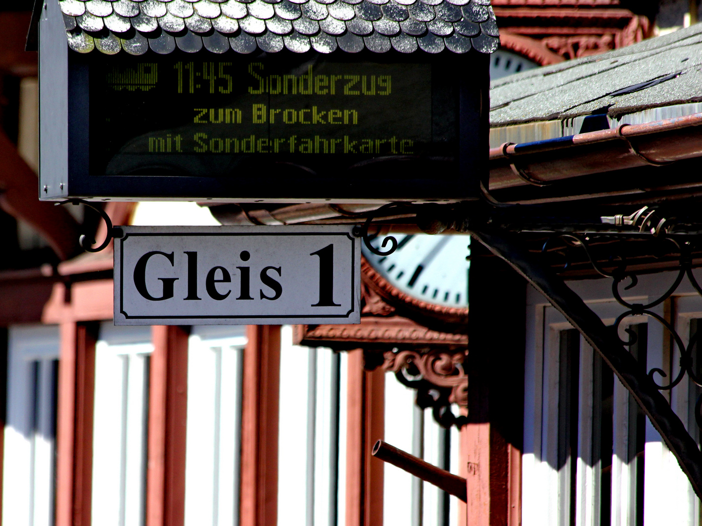 Sonderzug an Gleis 1