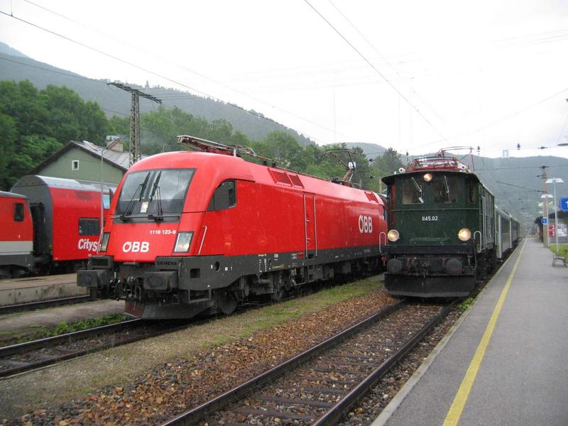 Sonderzug in Payerbach-Reichenau