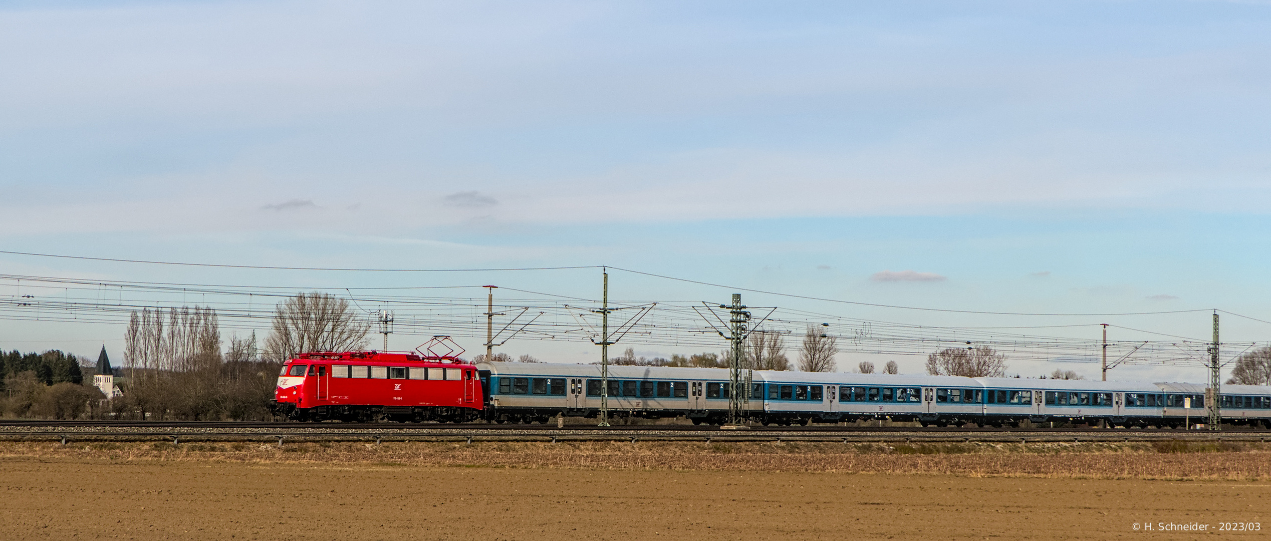 Sonderzug mit 110 459