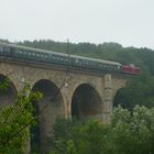 Sonderzug mit der 211 auf dem Altenbekener Viadukt