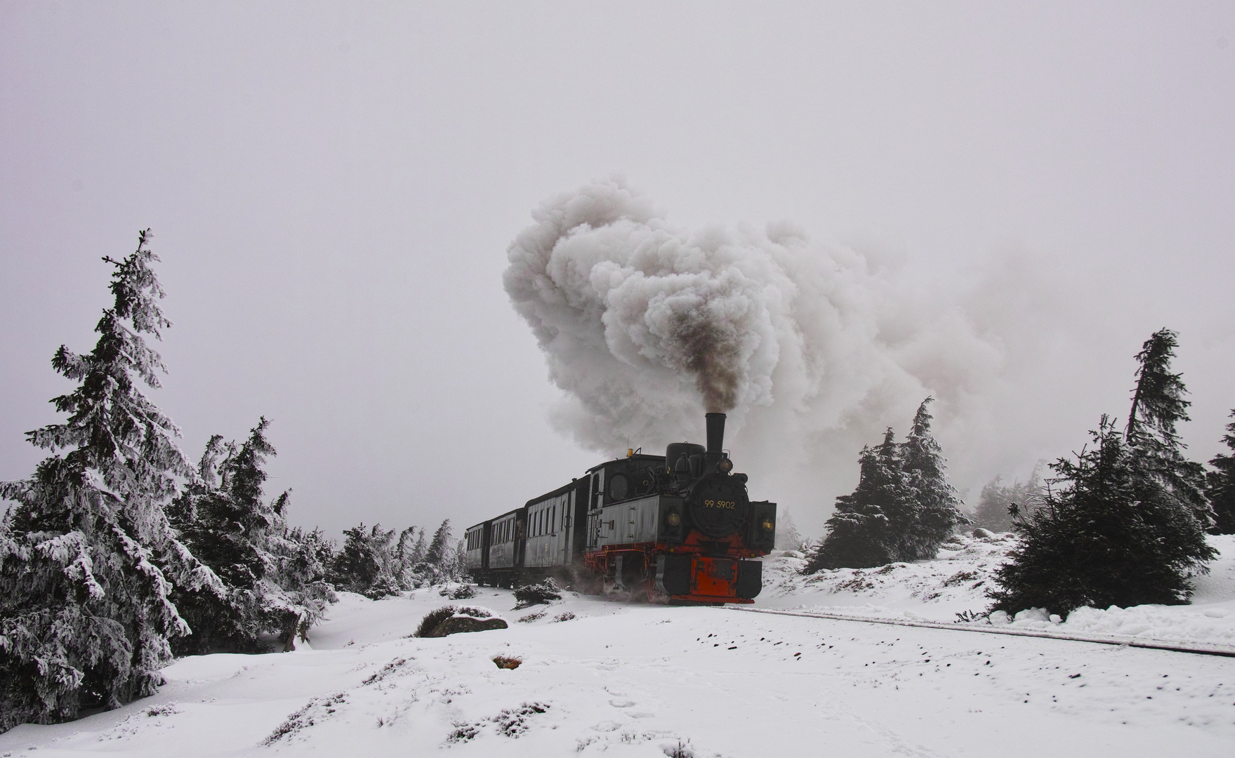 Sonderzug zum Brocken ...