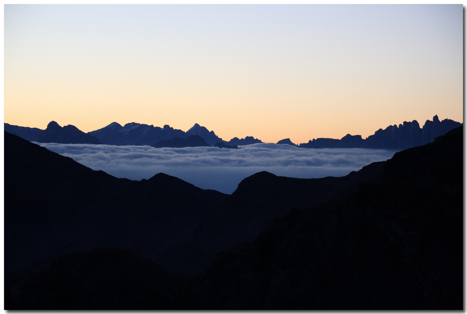 Sonenaufgang an der Flaggerschartenhütte